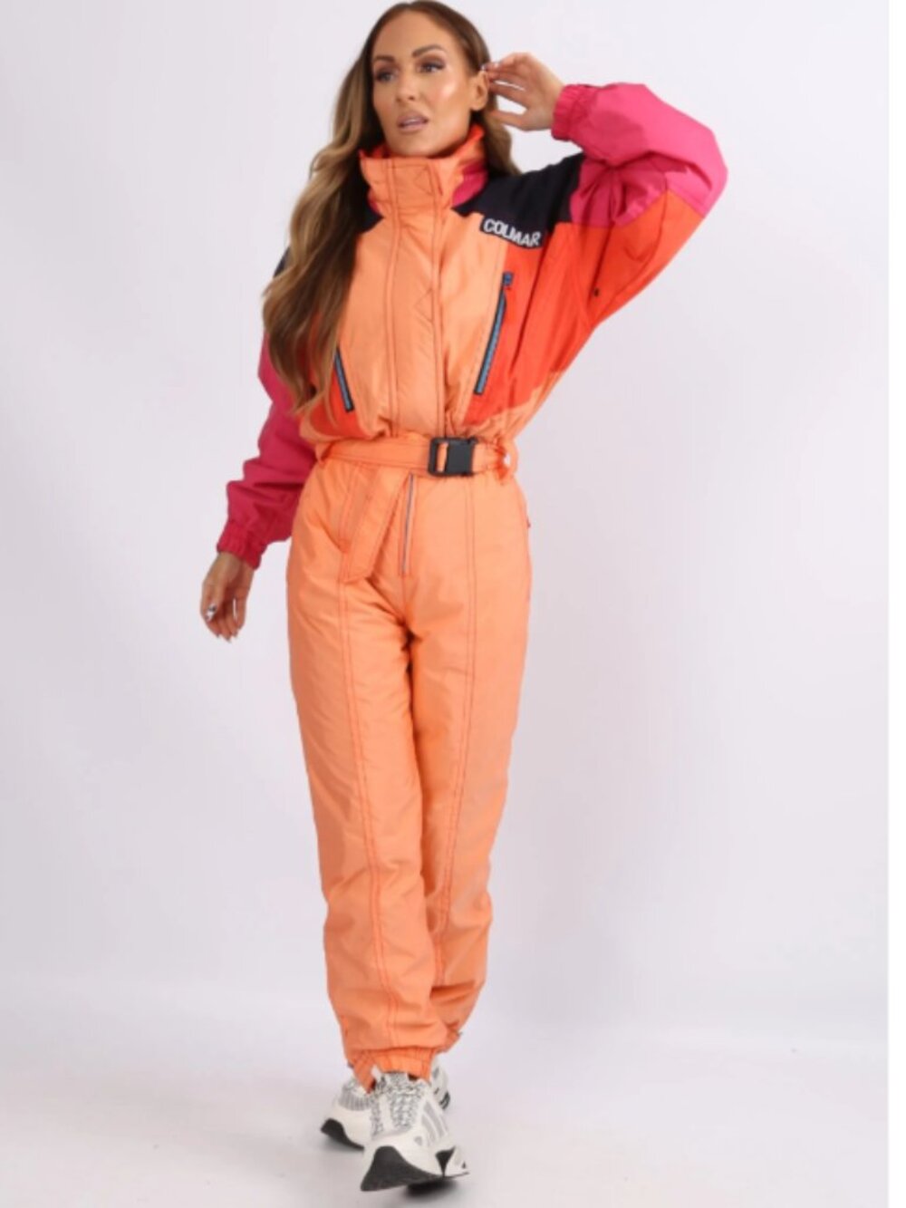 Rare Vintage 90's COLMAR Techno Logic Women's Ski Snow Suit All in One (Sz 8)